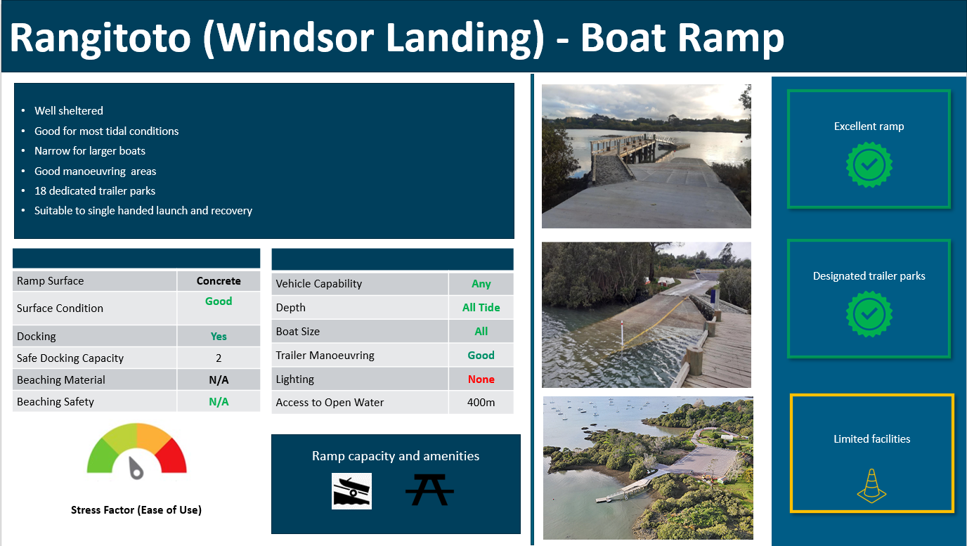 Rangitoto (Windsor Landing) boat ramp