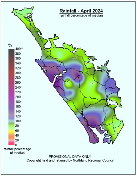 April 2024 Rainfall Map