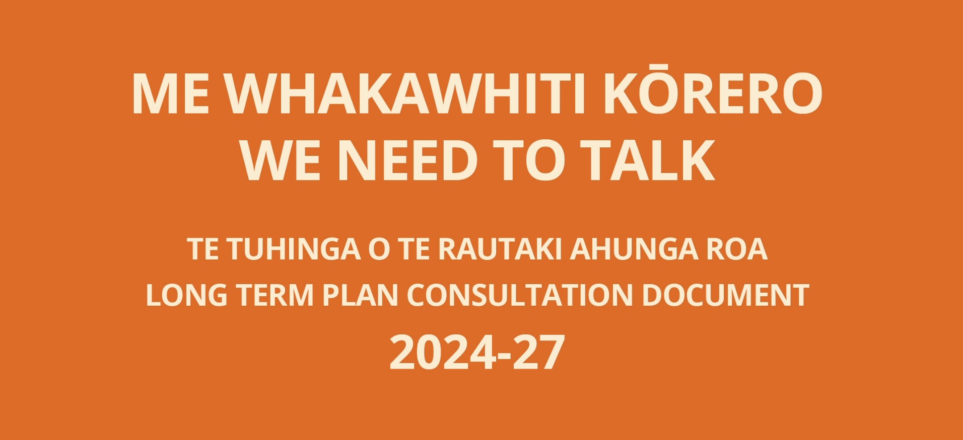 Long Term Plan