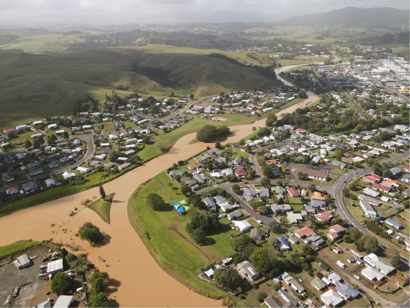 Receding flood waters reveal damage to homes