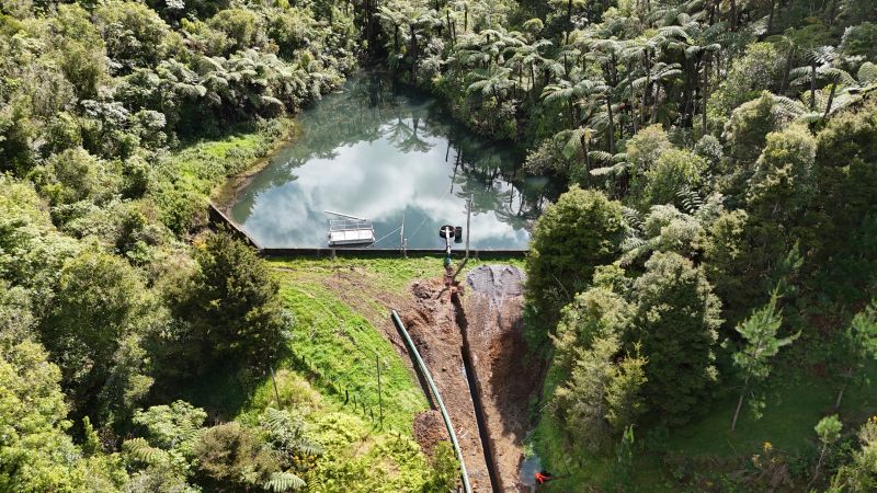 Dam connections installed at Kaikohe WTP