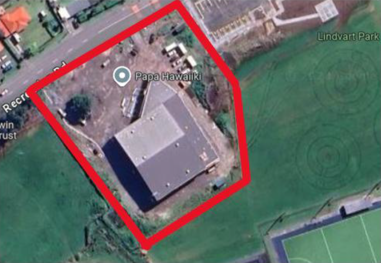 Aerial view of the leased recreation reserve area.