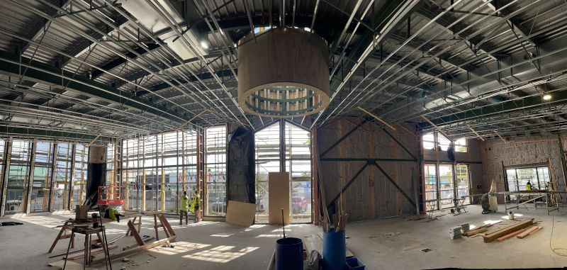 Joinery install turns focus inward at Kaikohe hub build