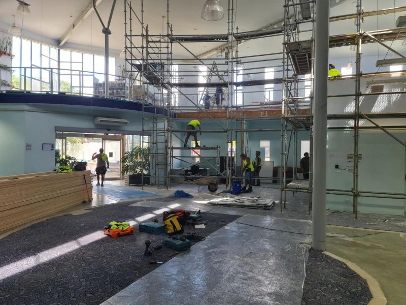 Procter Library reno progress