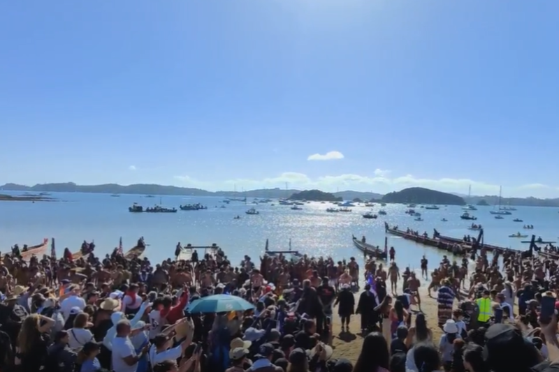 Mō tātou, mā tātou, Waitangi Day at Waitangi