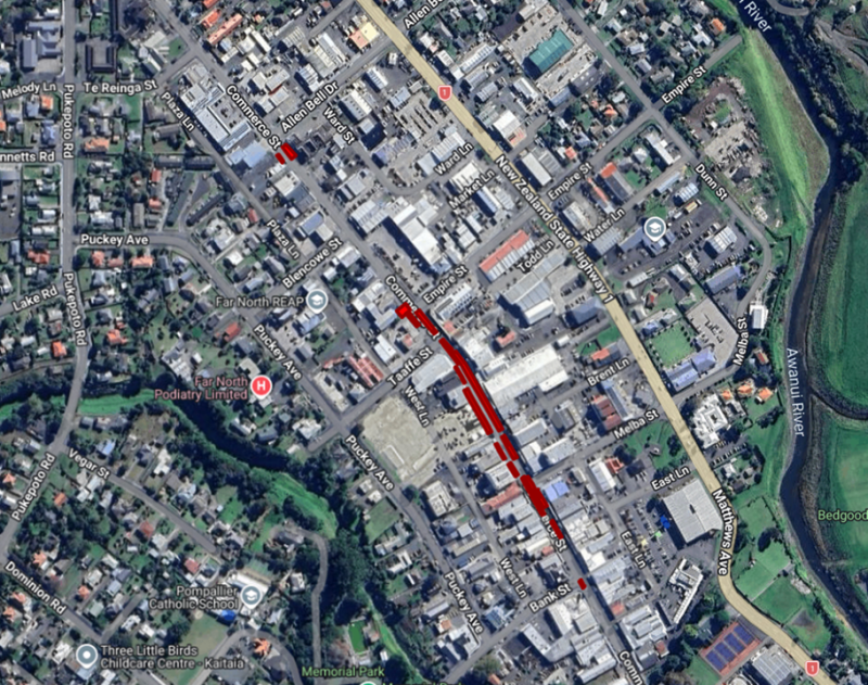 Temporary closures signal the beginning of vital work in central Kaitāia 