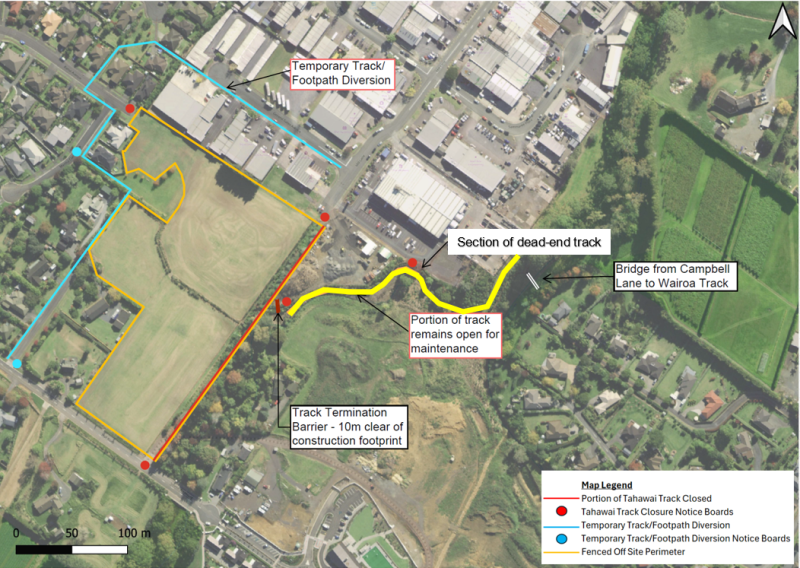 Diversion for Kerikeri walking track