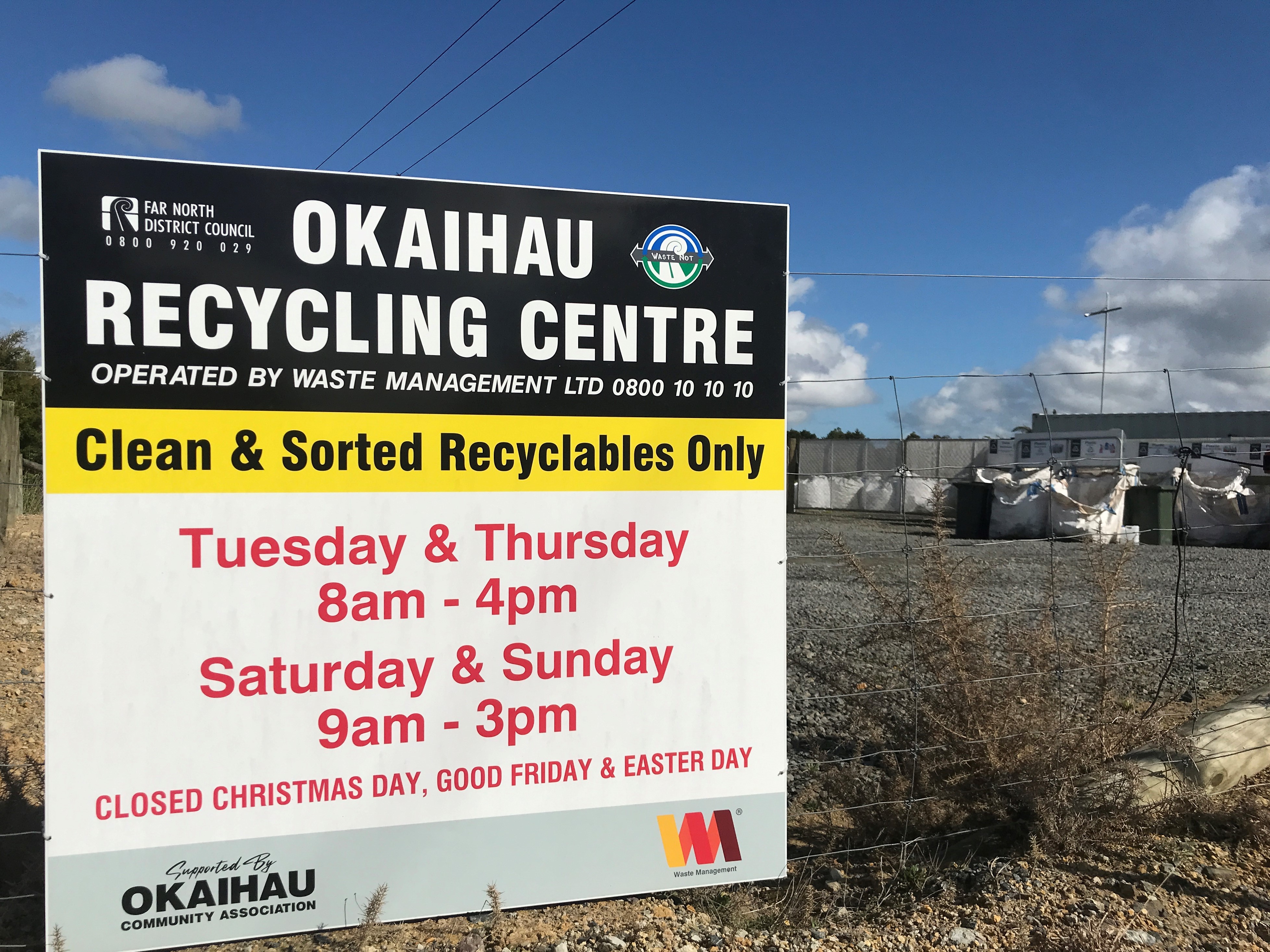 Ōkaihau Community Recycling Centre