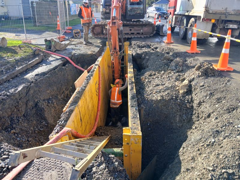 Puckey Ave chip seal temporary as works continue