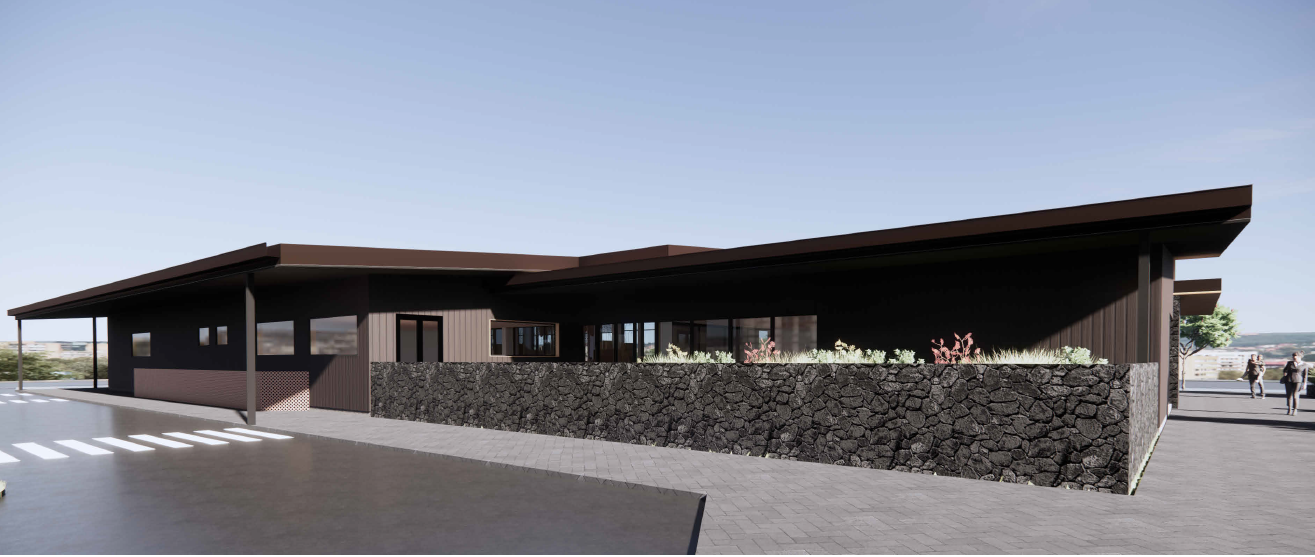 the back courtyard design