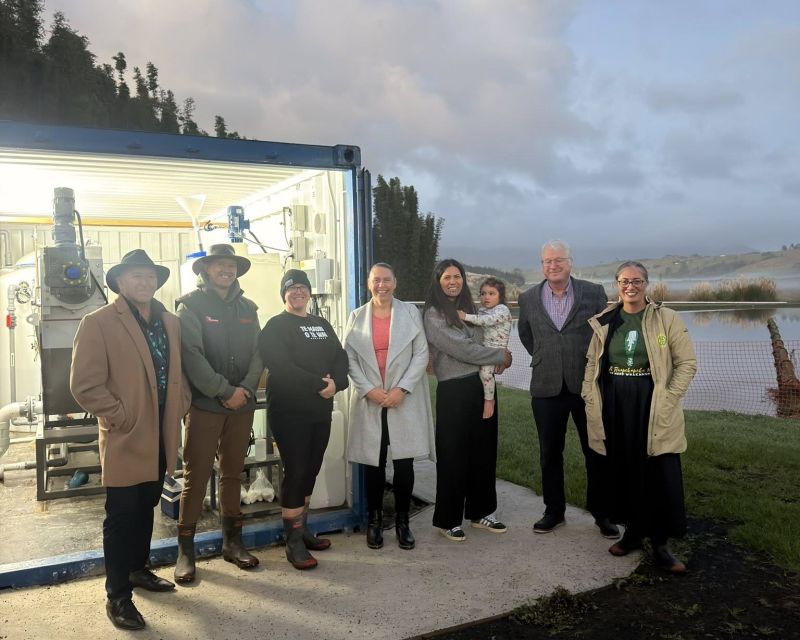 Alternative wastewater system switched on at Rāwene