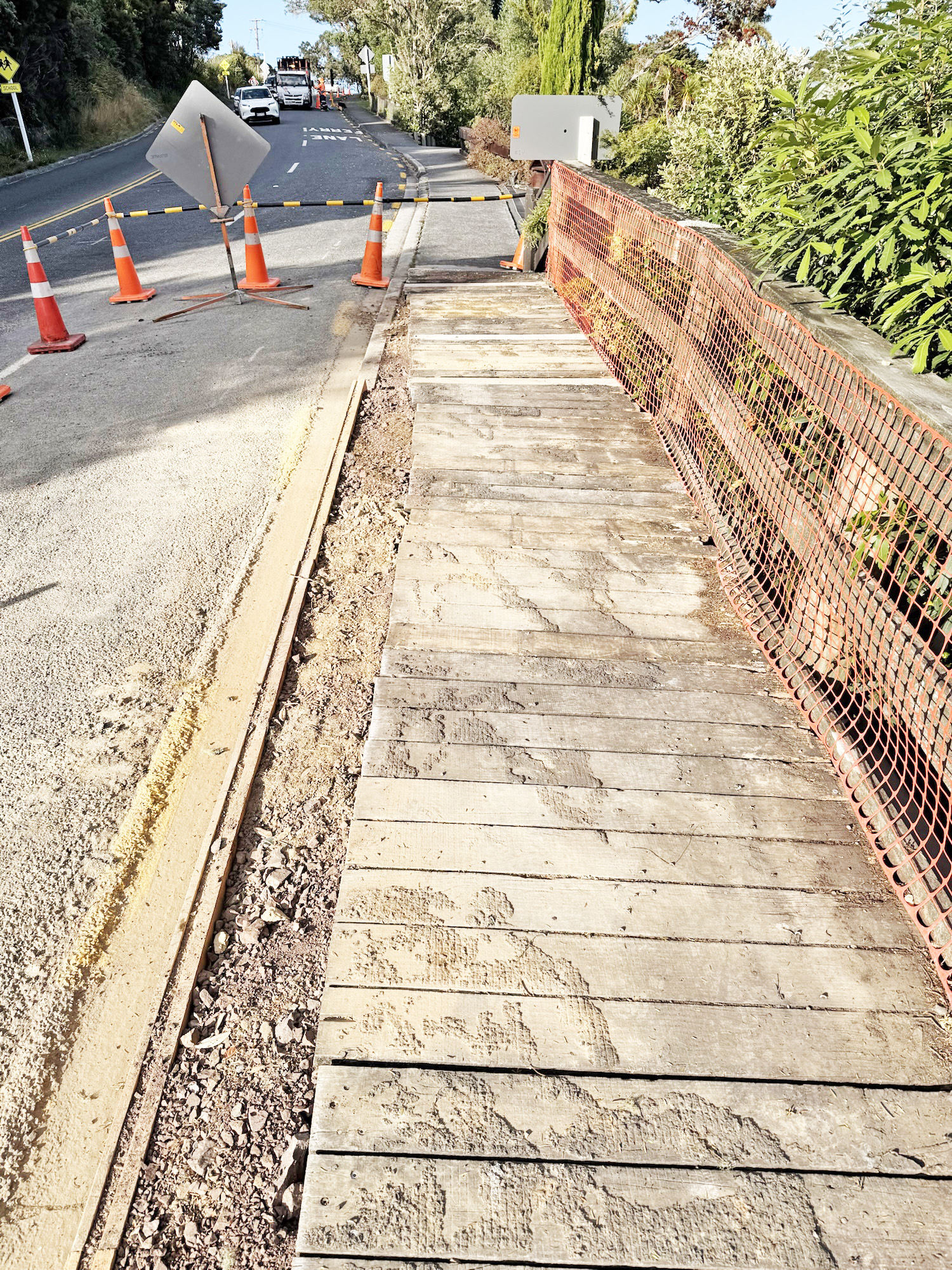 Franklin Street roadworks