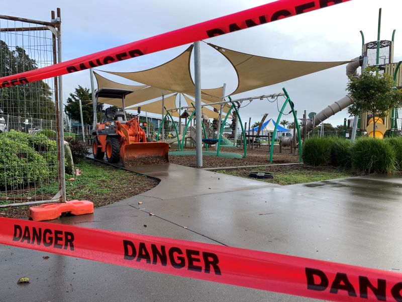Soft landings restored across district playground
